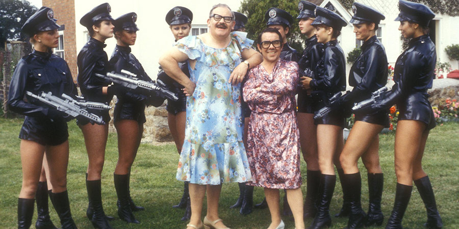The Two Ronnies. Image shows from L to R: Ronnie Barker, Ronnie Corbett. Copyright: BBC. The Two Ronnies. Image shows from L to R: Ronnie Barker, Ronnie Corbett. Copyright: BBC.