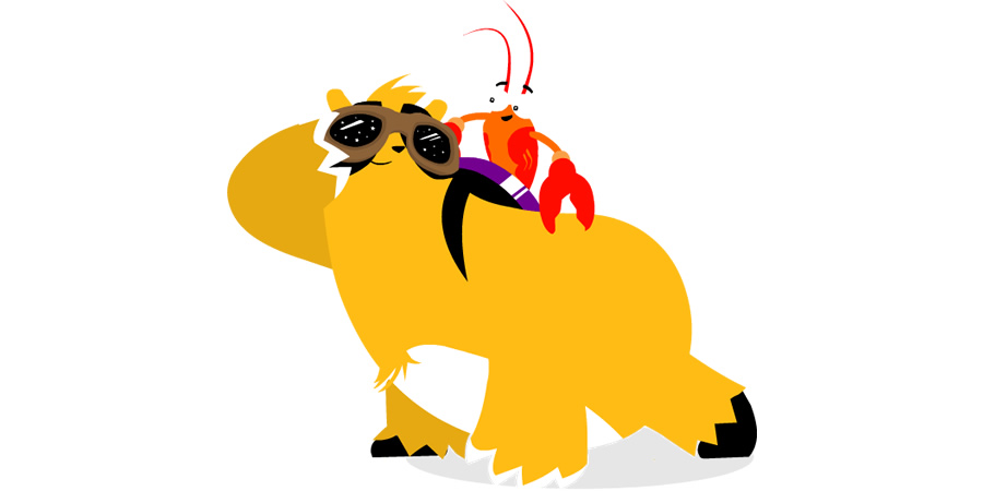 Tinkershrimp & Dutch. Copyright: Ralph. Tinkershrimp & Dutch. Copyright: Ralph.