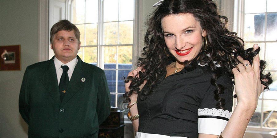 Tittybangbang. Image shows from L to R: Tony Way, Lucy Montgomery. Copyright: Pett Productions. Tittybangbang. Image shows from L to R: Tony Way, Lucy Montgomery. Copyright: Pett Productions.