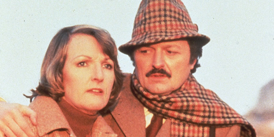 To The Manor Born. Image shows from L to R: Audrey fforbes-Hamilton (Penelope Keith), Richard DeVere (Peter Bowles). Copyright: BBC. To The Manor Born. Image shows from L to R: Audrey fforbes-Hamilton (Penelope Keith), Richard DeVere (Peter Bowles). Copyright: BBC.