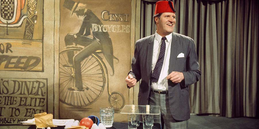 Tommy Cooper. Tommy Cooper. Copyright: London Weekend Television. Tommy Cooper. Tommy Cooper. Copyright: London Weekend Television.