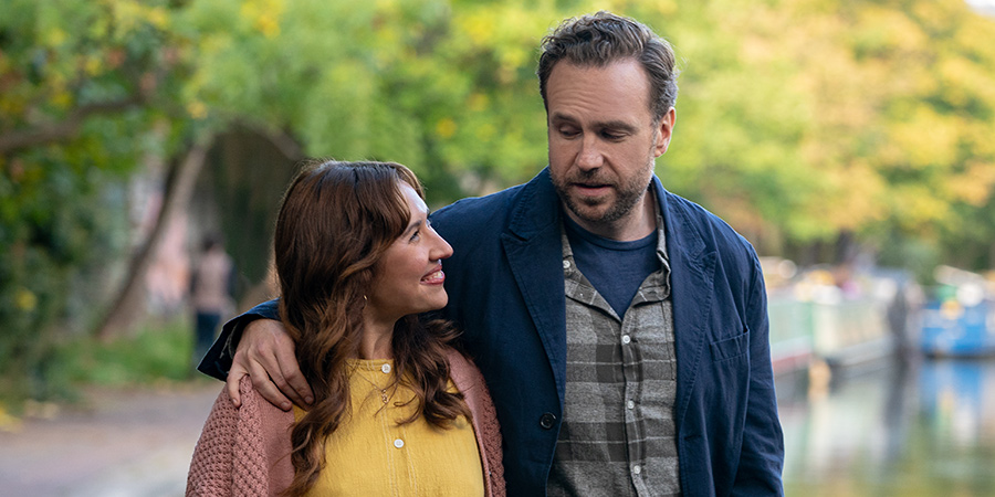 Trying. Image shows from L to R: Nikki Newman (Esther Smith), Jason Ross (Rafe Spall). Trying. Image shows from L to R: Nikki Newman (Esther Smith), Jason Ross (Rafe Spall).