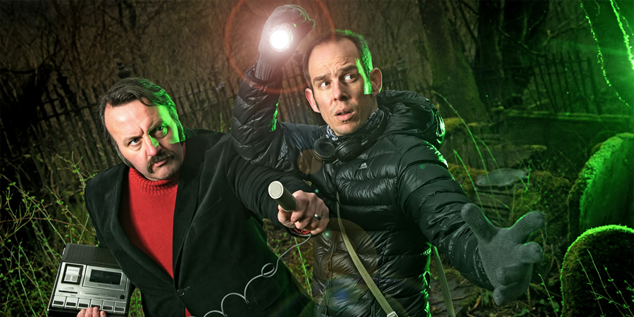 The Unexplainers. Image shows from L to R: Mike Bubbins, John Rutledge. Copyright: Zipline Creative. The Unexplainers. Image shows from L to R: Mike Bubbins, John Rutledge. Copyright: Zipline Creative.
