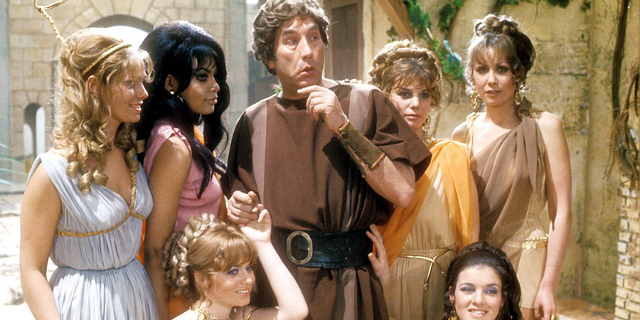 Up Pompeii!. Frankie Howerd. Copyright: BBC. Up Pompeii!. Frankie Howerd. Copyright: BBC.