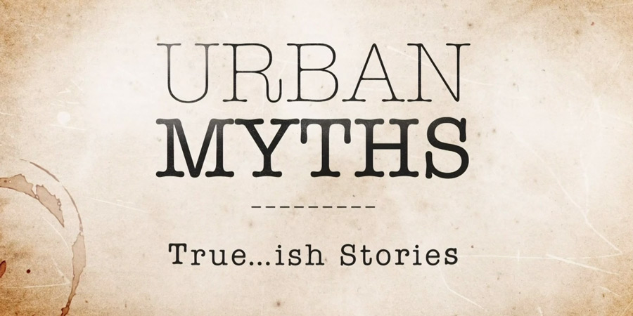 Urban Myths title card.. Copyright: Sky. Urban Myths title card.. Copyright: Sky.