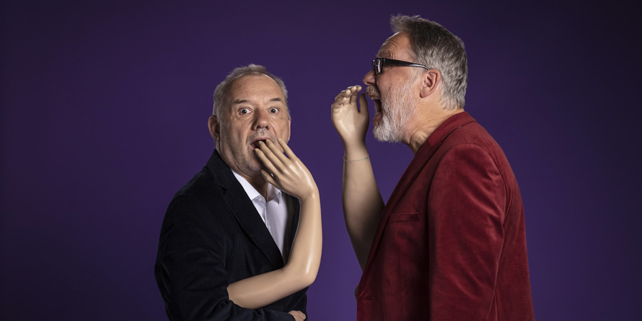Vic & Bob's Big Night Out. Image shows from L to R: Bob Mortimer, Vic Reeves. Vic & Bob's Big Night Out. Image shows from L to R: Bob Mortimer, Vic Reeves.