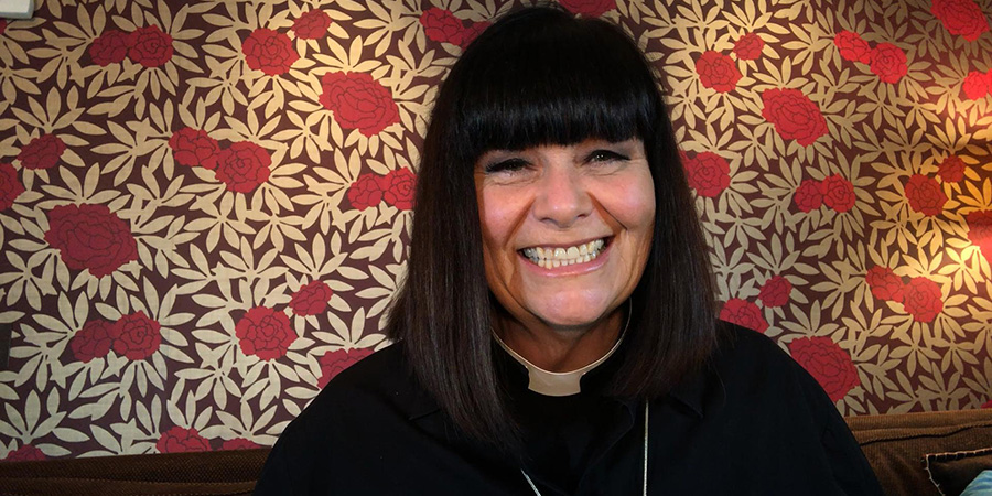 The Vicar Of Dibley. Geraldine Grainger (Dawn French). Copyright: Tiger Aspect Productions. The Vicar Of Dibley. Geraldine Grainger (Dawn French). Copyright: Tiger Aspect Productions.