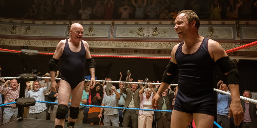Walk Like A Panther. Image shows from L to R: Trevor 'Bulldog' Bolton (Dave Johns), Mark Bolton (Stephen Graham). Walk Like A Panther. Image shows from L to R: Trevor 'Bulldog' Bolton (Dave Johns), Mark Bolton (Stephen Graham).