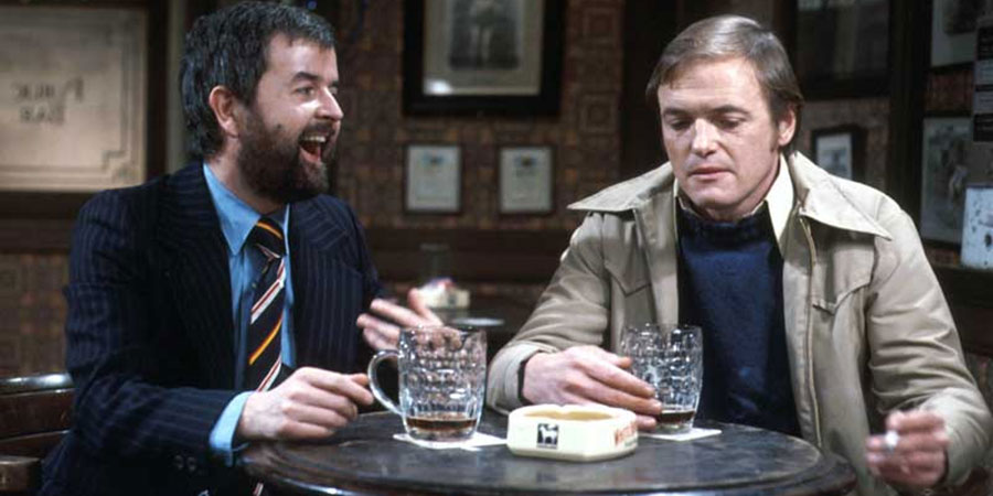 Whatever Happened To The Likely Lads?. Image shows from L to R: Bob Ferris (Rodney Bewes), Terry Collier (James Bolam). Copyright: BBC. Whatever Happened To The Likely Lads?. Image shows from L to R: Bob Ferris (Rodney Bewes), Terry Collier (James Bolam). Copyright: BBC.