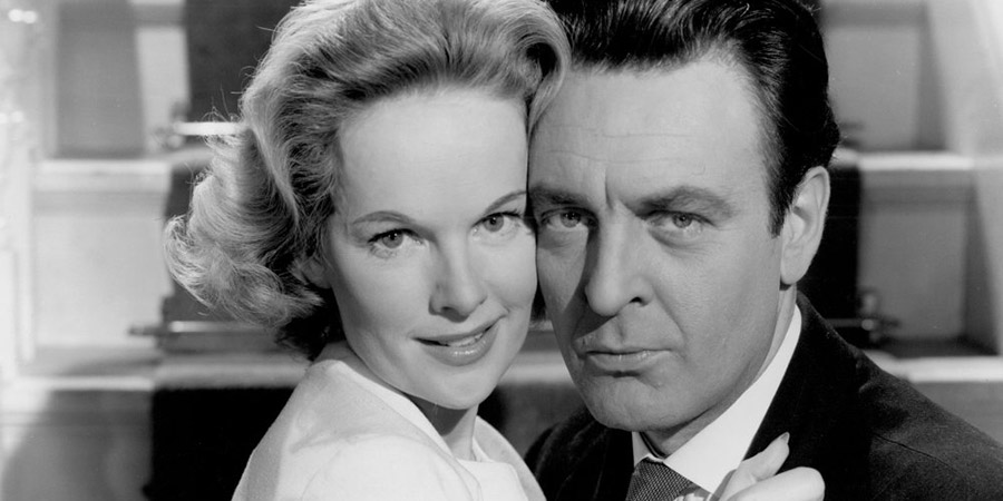 Your Money Or Your Wife. Image shows from L to R: Peggy Cummins, Donald Sinden. Your Money Or Your Wife. Image shows from L to R: Peggy Cummins, Donald Sinden.