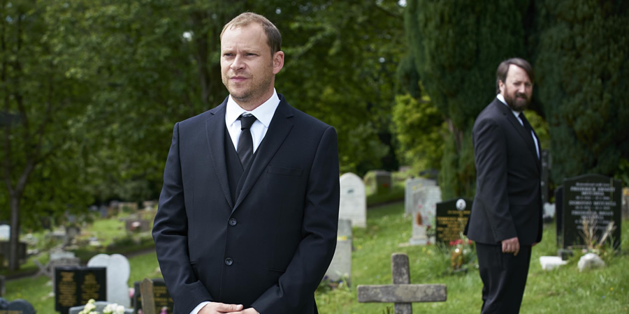 Back. Image shows from L to R: Andrew (Robert Webb), Stephen (David Mitchell). Back. Image shows from L to R: Andrew (Robert Webb), Stephen (David Mitchell).
