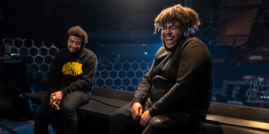 Big Zuu's Big Eats. Image shows from L to R: Jacob Anderson, Big Zuu. Big Zuu's Big Eats. Image shows from L to R: Jacob Anderson, Big Zuu.