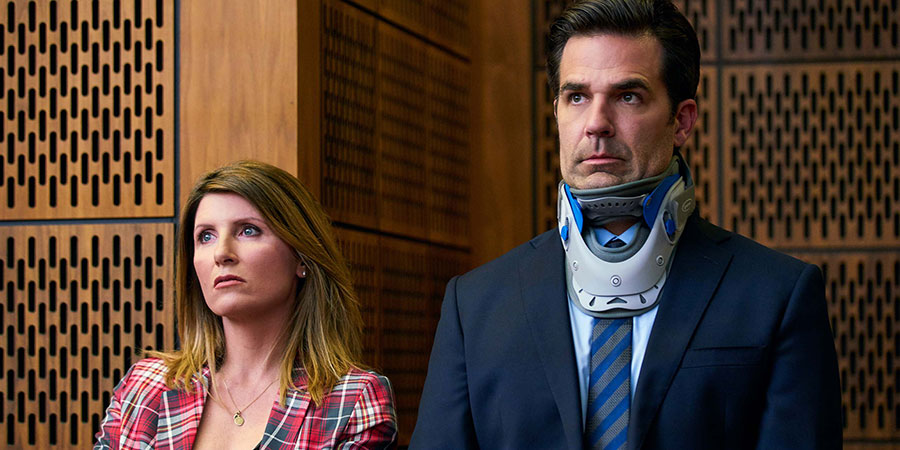 Catastrophe. Image shows from L to R: Sharon (Sharon Horgan), Rob (Rob Delaney). Copyright: Avalon Television. Catastrophe. Image shows from L to R: Sharon (Sharon Horgan), Rob (Rob Delaney). Copyright: Avalon Television.