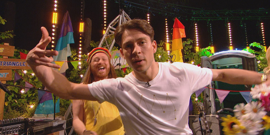 Celebrity Juice. Image shows from L to R: Leigh Francis, Joey Essex. Celebrity Juice. Image shows from L to R: Leigh Francis, Joey Essex.