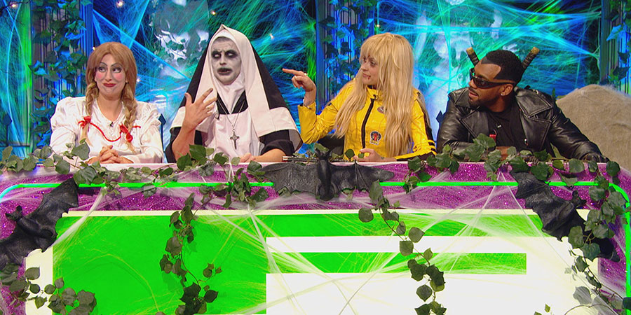Celebrity Juice. Image shows from L to R: Stacey Solomon, Joe Swash, Fearne Cotton, Richard Blackwood. Celebrity Juice. Image shows from L to R: Stacey Solomon, Joe Swash, Fearne Cotton, Richard Blackwood.