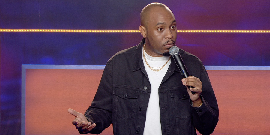 Comedy Central At The Comedy Store. Dane Baptiste. Copyright: Open Mike Productions. Comedy Central At The Comedy Store. Dane Baptiste. Copyright: Open Mike Productions.