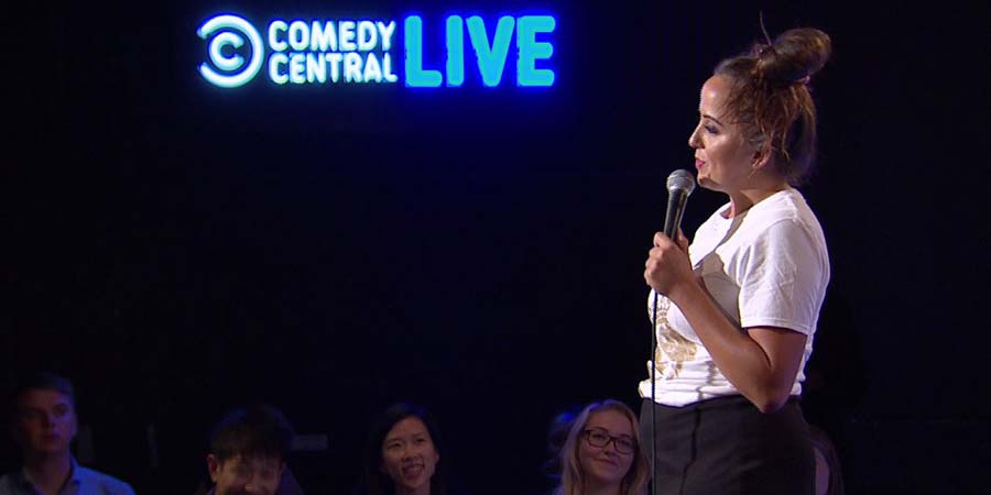 Comedy Central Live. Luisa Omielan. Copyright: Comedy Central. Comedy Central Live. Luisa Omielan. Copyright: Comedy Central.