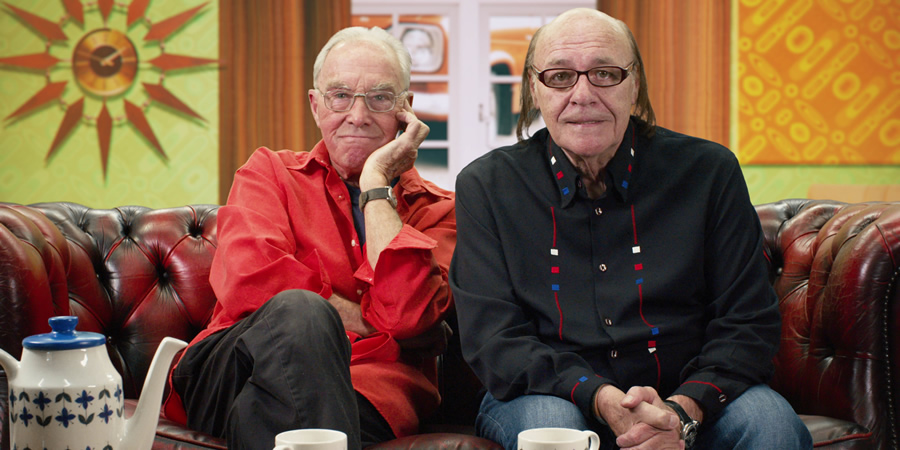 The Comedy Years. Image shows from L to R: Bernie Clifton, Mick Miller. Copyright: Shiver Productions. The Comedy Years. Image shows from L to R: Bernie Clifton, Mick Miller. Copyright: Shiver Productions.