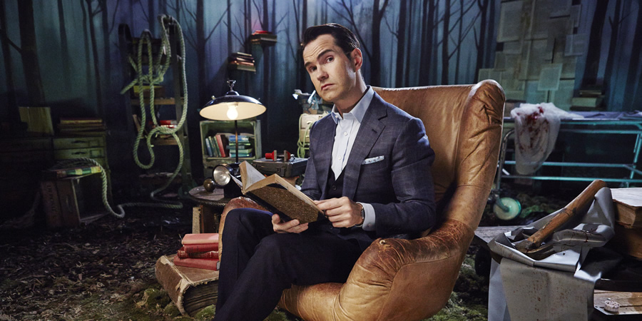 Crackanory. Jimmy Carr. Copyright: Tiger Aspect Productions. Crackanory. Jimmy Carr. Copyright: Tiger Aspect Productions.