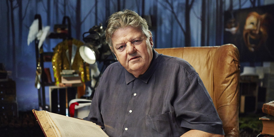 Crackanory. Robbie Coltrane. Copyright: Tiger Aspect Productions. Crackanory. Robbie Coltrane. Copyright: Tiger Aspect Productions.