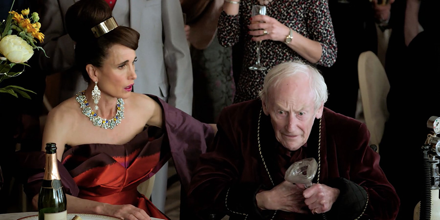 Cuckoo. Image shows from L to R: Ivy (Andie MacDowell), Gordon Andrews (James Greene). Copyright: Roughcut Television. Cuckoo. Image shows from L to R: Ivy (Andie MacDowell), Gordon Andrews (James Greene). Copyright: Roughcut Television.