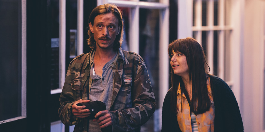 Detectorists. Image shows from L to R: Andy Stone (Mackenzie Crook), Sophie (Aimee-Ffion Edwards). Detectorists. Image shows from L to R: Andy Stone (Mackenzie Crook), Sophie (Aimee-Ffion Edwards).