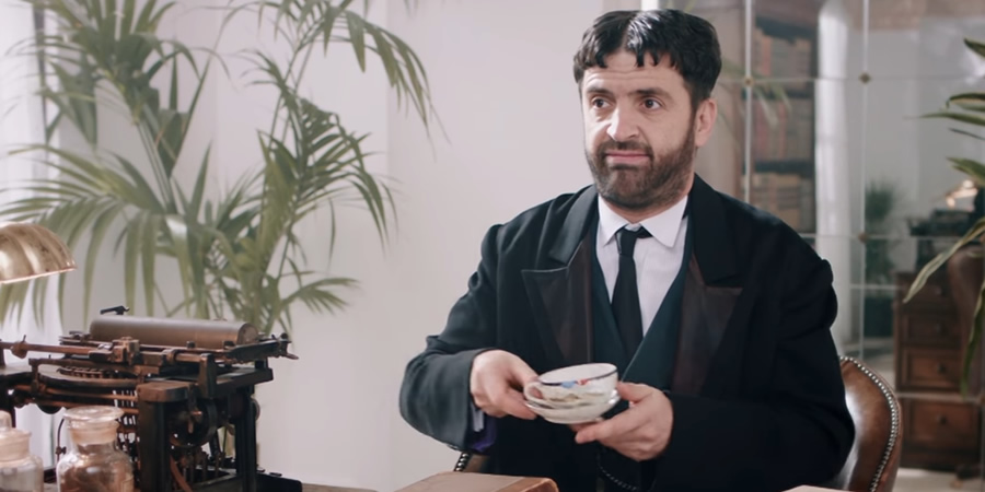 Drunk History. William Turner Thiselton-Dyer (Spencer Jones). Copyright: Tiger Aspect Productions. Drunk History. William Turner Thiselton-Dyer (Spencer Jones). Copyright: Tiger Aspect Productions.