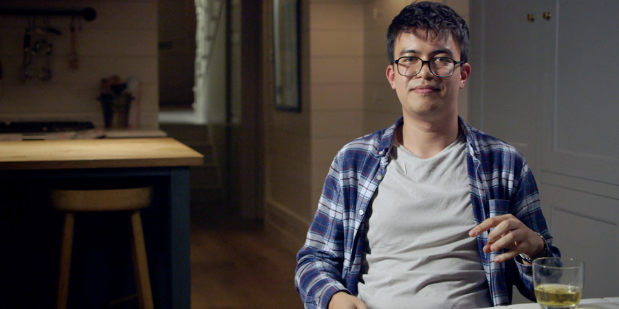 Drunk History. Phil Wang. Copyright: Tiger Aspect Productions. Drunk History. Phil Wang. Copyright: Tiger Aspect Productions.