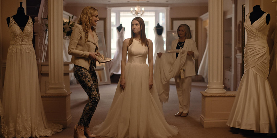 The End Of The F***ing World. Image shows from L to R: Gwen (Christine Bottomley), Alyssa (Jessica Barden). The End Of The F***ing World. Image shows from L to R: Gwen (Christine Bottomley), Alyssa (Jessica Barden).