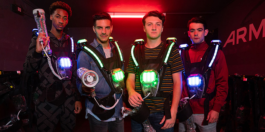 The First Team. Image shows from L to R: Benji Achebe (Shaquille Ali-Yebuah), Carlos Velez (Vadhir Derbez), Mattie Sullivan (Jake Short), Jack Turner (Jack McMullen). The First Team. Image shows from L to R: Benji Achebe (Shaquille Ali-Yebuah), Carlos Velez (Vadhir Derbez), Mattie Sullivan (Jake Short), Jack Turner (Jack McMullen).