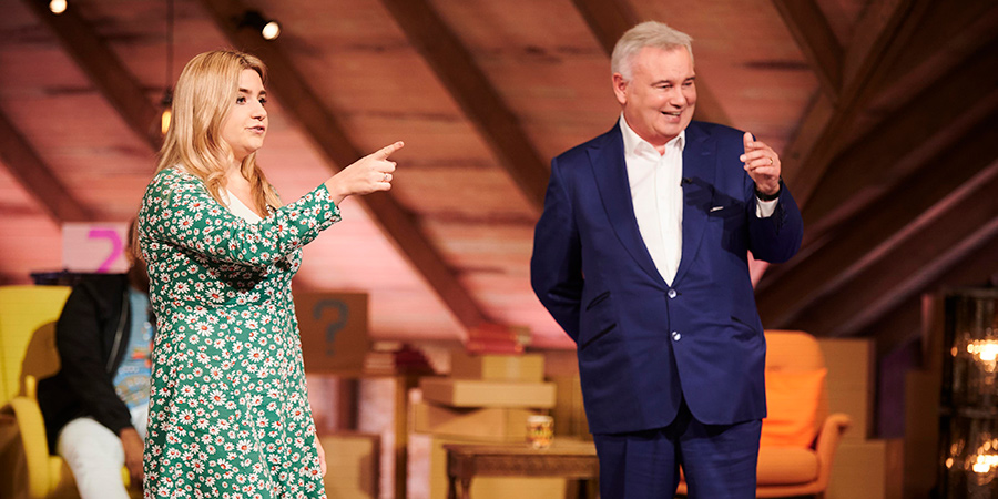 Guessable. Image shows from L to R: Harriet Kemsley, Eamonn Holmes. Copyright: Tuesday's Child. Guessable. Image shows from L to R: Harriet Kemsley, Eamonn Holmes. Copyright: Tuesday's Child.