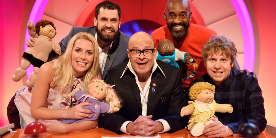 Harry Hill's Alien Fun Capsule. Image shows from L to R: Sara Pascoe, Kelvin Fletcher, Harry Hill, Patrick Robinson, Josh Widdicombe. Copyright: Nit TV. Harry Hill's Alien Fun Capsule. Image shows from L to R: Sara Pascoe, Kelvin Fletcher, Harry Hill, Patrick Robinson, Josh Widdicombe. Copyright: Nit TV.