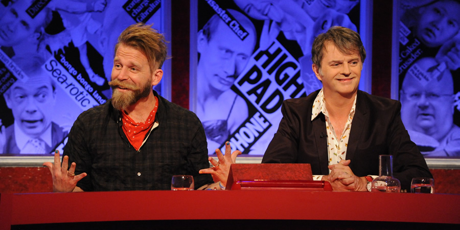 Have I Got News For You. Image shows from L to R: Tony Law, Paul Merton. Have I Got News For You. Image shows from L to R: Tony Law, Paul Merton.