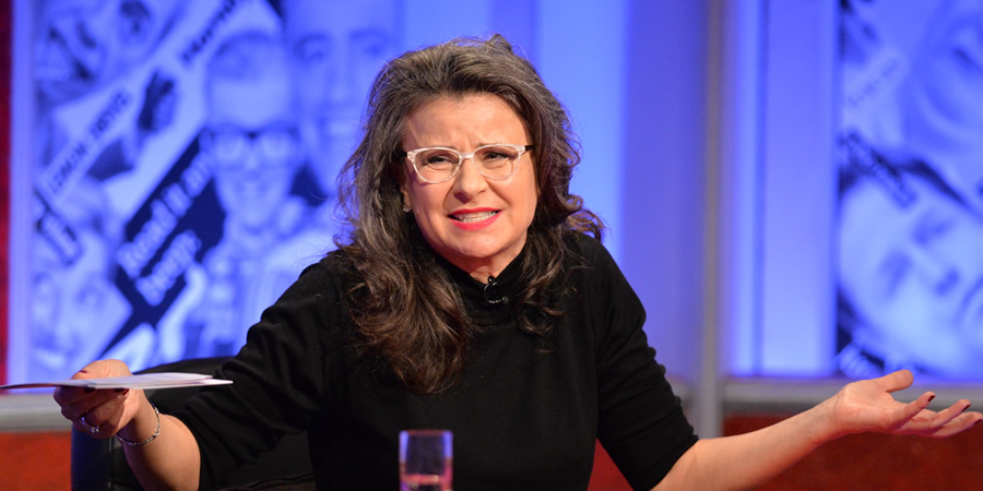 Have I Got News For You. Tracey Ullman. Copyright: BBC / Hat Trick Productions. Have I Got News For You. Tracey Ullman. Copyright: BBC / Hat Trick Productions.