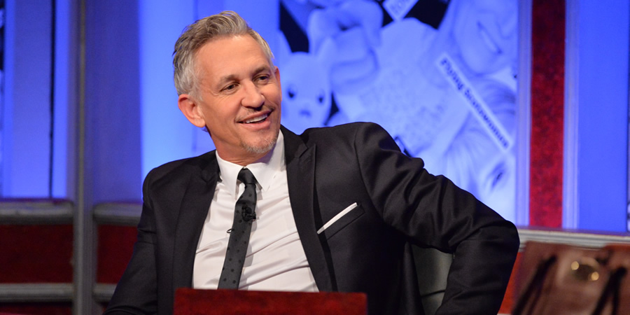 Have I Got News For You. Gary Lineker. Copyright: Hat Trick Productions. Have I Got News For You. Gary Lineker. Copyright: Hat Trick Productions.