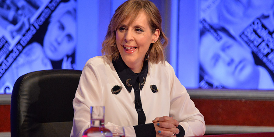 Have I Got News For You. Mel Giedroyc. Copyright: Hat Trick Productions. Have I Got News For You. Mel Giedroyc. Copyright: Hat Trick Productions.