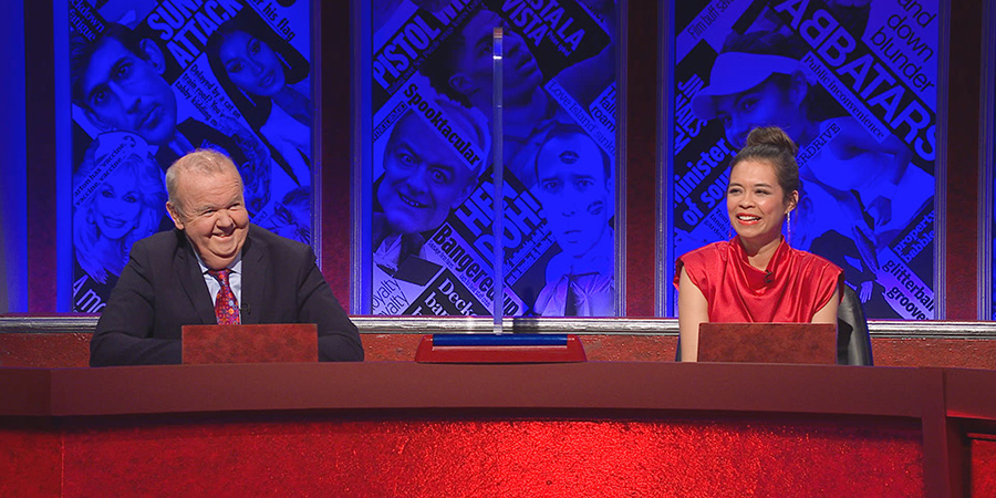 Have I Got News For You. Image shows from L to R: Ian Hislop, Ria Lina. Have I Got News For You. Image shows from L to R: Ian Hislop, Ria Lina.