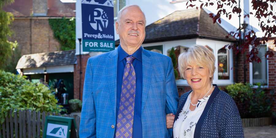 Hold The Sunset. Image shows from L to R: Phil (John Cleese), Edith (Alison Steadman). Hold The Sunset. Image shows from L to R: Phil (John Cleese), Edith (Alison Steadman).