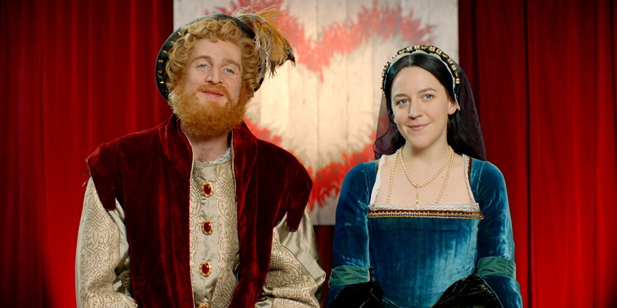 Horrible Histories. Image shows from L to R: Tom Stourton, Gemma Whelan. Horrible Histories. Image shows from L to R: Tom Stourton, Gemma Whelan.
