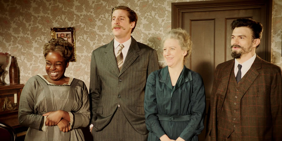 Horrible Histories. Image shows from L to R: Lolly Adefope, Tom Stourton, Gemma Whelan, Jalaal Hartley. Horrible Histories. Image shows from L to R: Lolly Adefope, Tom Stourton, Gemma Whelan, Jalaal Hartley.