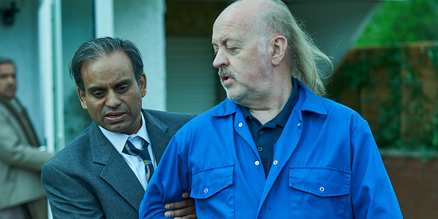 In The Long Run. Image shows from L to R: Rajesh (Neil D'Souza), Bagpipes (Bill Bailey). In The Long Run. Image shows from L to R: Rajesh (Neil D'Souza), Bagpipes (Bill Bailey).
