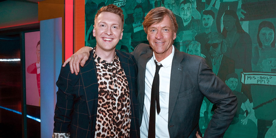 Joe Lycett's Got Your Back. Image shows from L to R: Joe Lycett, Richard Madeley. Copyright: Rumpus Media. Joe Lycett's Got Your Back. Image shows from L to R: Joe Lycett, Richard Madeley. Copyright: Rumpus Media.