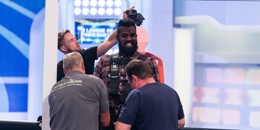 A League Of Their Own. Romesh Ranganathan. Copyright: CPL Productions. A League Of Their Own. Romesh Ranganathan. Copyright: CPL Productions.