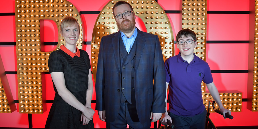 Live At The Apollo. Image shows from L to R: Holly Walsh, Frankie Boyle, Jack Carroll. Copyright: Open Mike Productions. Live At The Apollo. Image shows from L to R: Holly Walsh, Frankie Boyle, Jack Carroll. Copyright: Open Mike Productions.