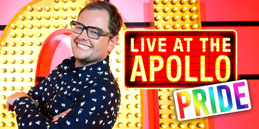 Live At The Apollo. Alan Carr. Copyright: Open Mike Productions. Live At The Apollo. Alan Carr. Copyright: Open Mike Productions.