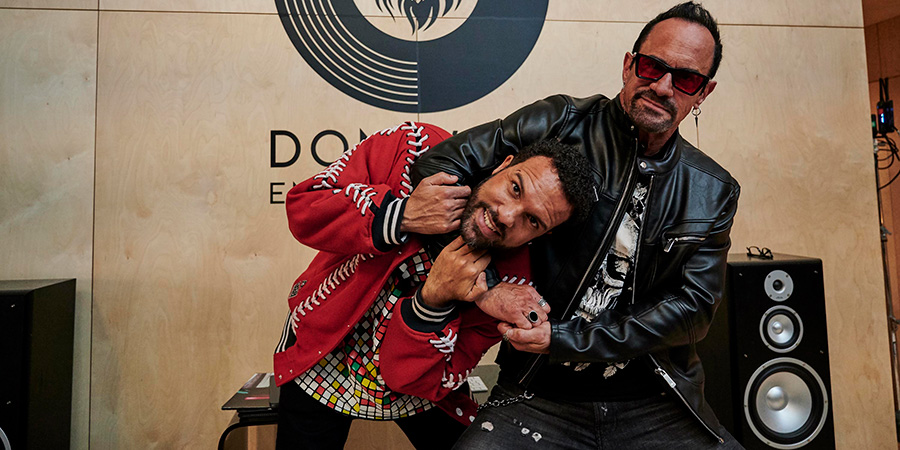 Maxxx. Image shows from L to R: Maxxx (O-T Fagbenle), Don Wild (Christopher Meloni). Maxxx. Image shows from L to R: Maxxx (O-T Fagbenle), Don Wild (Christopher Meloni).