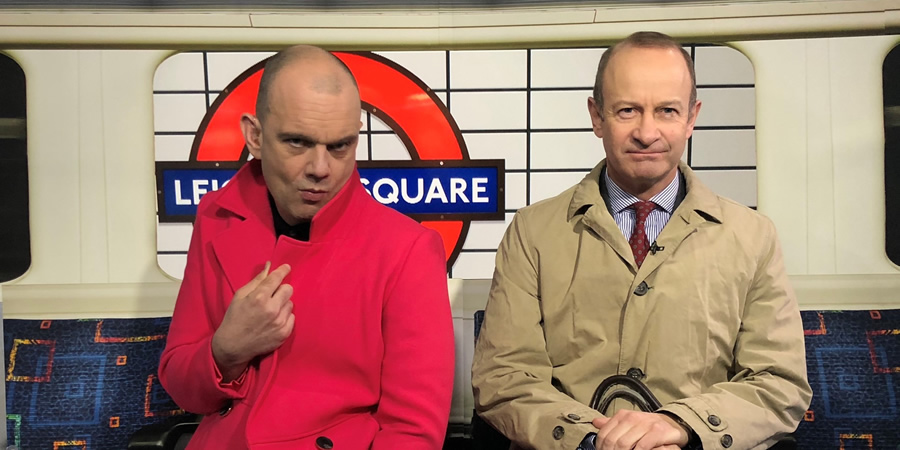 Sam Delaney's News Thing. Image shows from L to R: Sam Delaney, Henry Bolton. Sam Delaney's News Thing. Image shows from L to R: Sam Delaney, Henry Bolton.