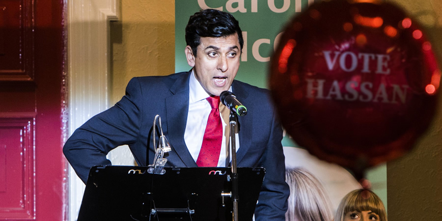 No Offence. Mayor Karim Hassan (Ace Bhatti). Copyright: AbbottVision. No Offence. Mayor Karim Hassan (Ace Bhatti). Copyright: AbbottVision.
