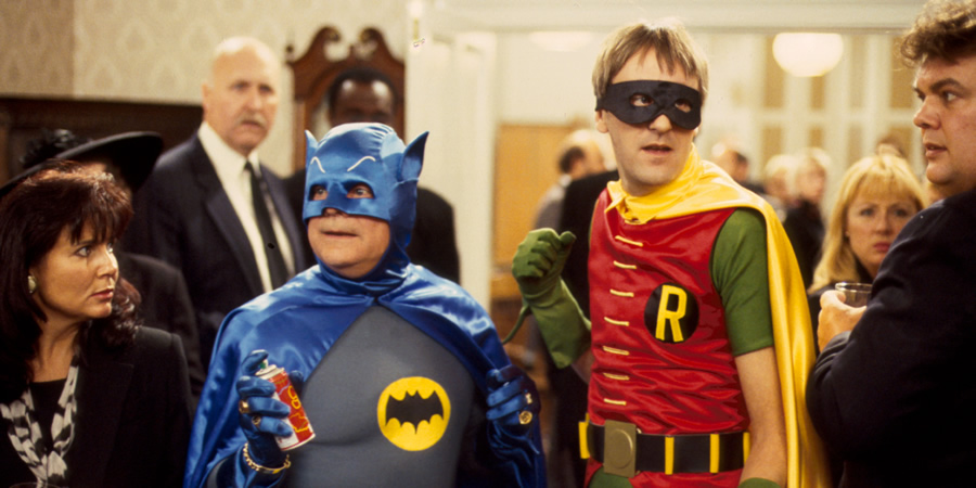 Only Fools And Horses. Image shows from L to R: Del (David Jason), Rodney (Nicholas Lyndhurst). Copyright: BBC. Only Fools And Horses. Image shows from L to R: Del (David Jason), Rodney (Nicholas Lyndhurst). Copyright: BBC.
