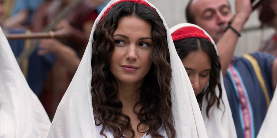 Plebs. Ursula (Michelle Keegan). Copyright: RISE Films. Plebs. Ursula (Michelle Keegan). Copyright: RISE Films.